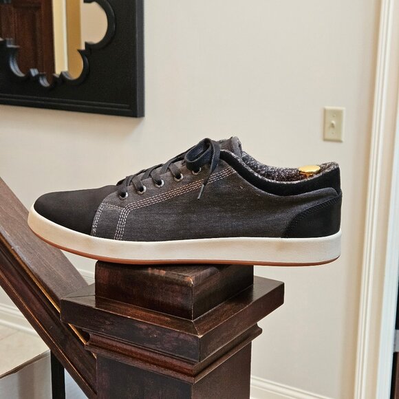 Kodiak Men's Leather/Canvas Casual Shoes, Black, Sz 13 - Picture 9 of 16